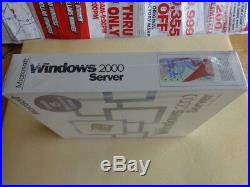 100% Genuine Microsoft Windows 2000 Server 25 CAL Retail Box (MPN C11-00019)