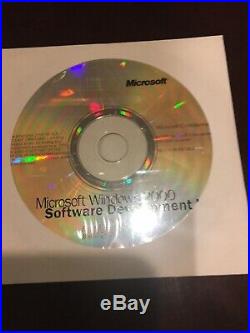 100% Genuine Microsoft Windows 2000 Server. Adv, Pro, Dev 4 CDs. Never Used