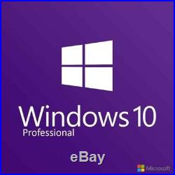 10x Microsoft Windows 10 Professional COA Lizenz-Aufkleber OEM 100% Aktivierung