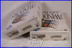 1 X Microsoft Windows For Workgroups 3.11 Retail Sealed New Old Stock