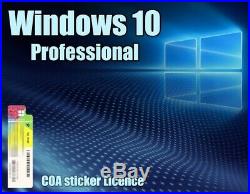 20 x Windows 10 Pro Professional COA Sticker Licence keys Win 10