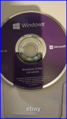 20x Microsoft Windows 10 Pro 64-bit English DVD & Product Key FQC-08929