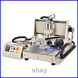 4 Axis CNC 6040T USB Router Engraver Engraving Drilling Milling Machine 1500W