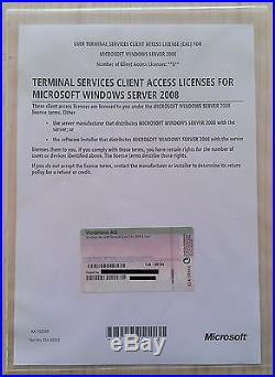 5er CAL USER (Benutzer) für Windows 2008 Terminal Server / RDS Remote Desktop