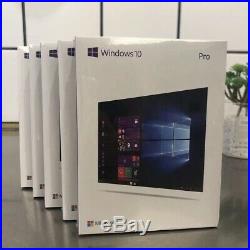 5x Microsoft Windows 10 PRO Professional Retail Box 64 bit USB 3.0 + Product Key