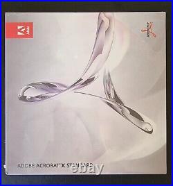 Adobe Acrobat X 10 Standard Full Retail Version for Windows DVD & Serial Number