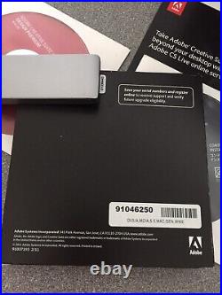 Adobe CS5 Creative Suite Design Premium Box, Discs And Retail License