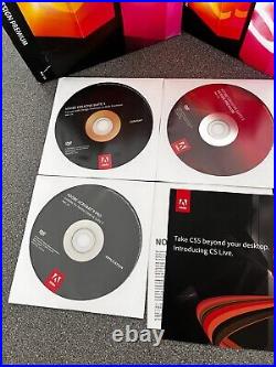 Adobe CS5 Design Premium Genuine Retail Box, Discs And License Number