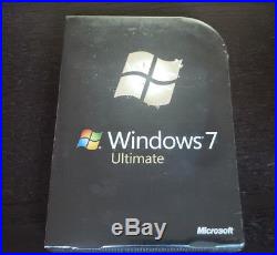 Brand NEW Microsoft Windows 7 Ultimate 32 64 bit Operating System 100% GENUINE