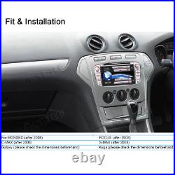 Car Stereo DVD Free DAB+ Radio RDS BT GPS Sat Nav For Ford Focus/Mondeo/C/S-Max