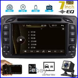 DAB+ Car Stereo GPS Radio RDS BT For Mercedes C/CLK/G Class W203 W209 Vito Viano