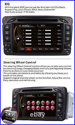 DAB+ Car Stereo GPS Radio RDS BT For Mercedes C/CLK/G Class W203 W209 Vito Viano
