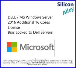 DELL / MS Windows Server 2016 Additional 16 Cores License