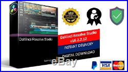 Davinci resolve Studio 16 pour windows 32/64 Bit lastest Version fast delivery