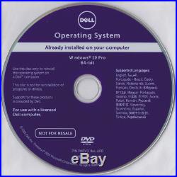 Dell Windows 10 Pro 64bit OS Restore Reinstallation DVD disk. Immediate dispatch