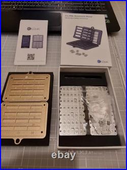 Ellipal Titan Gold Cryptocurrency Hardware Wallet and Gold Mnemonic Metal