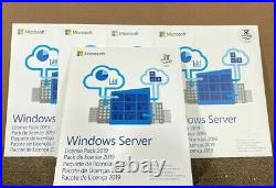 Factory Sealed! Microsoft Windows Server 2019 License 20 User CAL