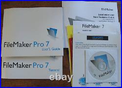 FileMaker Pro 8.5 single user pack TH326Z/A Upgraded from 7 and 6 Mac Windows