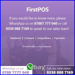 FirstPOS 15in Touch Screen EPOS POS Cash Register Till System Drugstore