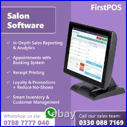 FirstPOS 15in Touch Screen EPOS POS Cash Register Till System Money Shop Retail