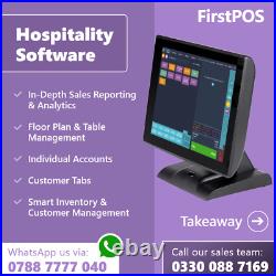 FirstPOS 15in Touch Screen EPOS POS Cash Register Till System Pet Shop