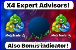 Forex Trading Ea Multi Pack! X4 Ea's & A Bonus Indicator! Expert Advisor / Gold