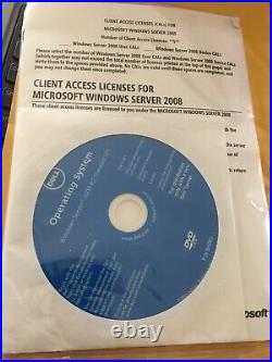 GENUINE Dell Microsoft Windows Server 2008 R2 Standard 64 Bit 1-4 CPU NEW Sealed