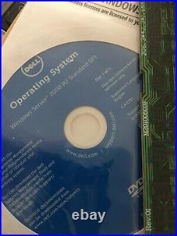 GENUINE Dell Microsoft Windows Server 2008 R2 Standard 64 Bit 1-4 CPU NEW Sealed