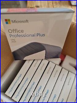 Genuine Microsoft Office 2021 Professional Plus 1 Pc Lifetime DVD + Product Key