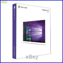 Genuine Microsoft Windows 10 Pro Full Version Retail Pack Brand New & Sealed