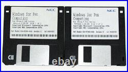 Genuine Microsoft Windows for Pen Computing 1.00.00 on two 3.5 floppy disks