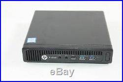 HP ProDesk 600 G2 DM i3-6100T 3.2GHz 8GB RAM 0-256GB M. 2 SSD Windows 10 WiFi