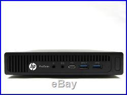HP ProDesk 600 G2 Desktop Mini QC i7-6700T 2.8GHz 16GB DDR4 256GB SSD Windows 10
