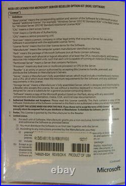 HP Windows Server 2012 R2 Std ROK License 748921-B21 64-bit DVD