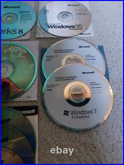 Huge Bundle Job Lot GENUINE MICROSOFT Operating System CD Discs, Software, Codes