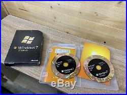 JobLot Microsoft & Windows Original Disks (GENUINE) XP/Windows 7 Ultimate 32/64