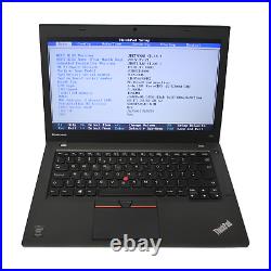 Lenovo T450 ThinkPad Laptop i5-5300U 2.30GHz 8GB 128GB No OS Or PSU C+