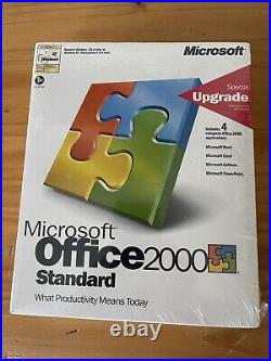 MICROSOFT OFFICE 2000 STANDARD, Special Upgrade. Sealed retail pack