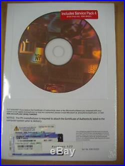 MICROSOFT WINDOWS 2000 PROFESSIONAL withSP4 FULL OPERATING SYSTEM MS WIN PRO =NEW=