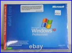 MICROSOFT WINDOWS XP Professional Version 2002 New Sealed