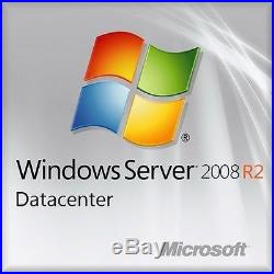 MSFT Server Window 2008 R2 Datacenter Edition 64 bit x64 and 25 CAL USERS