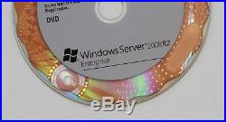 MSFT Server Window 2008 R2 Enterprise 25 CAL Edition 64 bit x64 1-8CPU