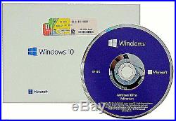 MS Windows 10 Professional 64-Bit Dauerhafte Vollversion mit DVD 64bit Deutsch