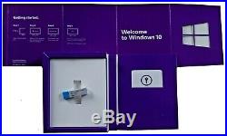 MS Windows 10 Professional Dauerlizenz 32Bit/64Bit USB-Stick Retail-Box ENG