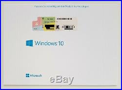 MS Windows 10 Professional Pro 64 Bit DVD Vollversion Deutsch FQC-08922