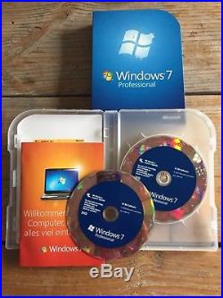 MS Windows 7 Professional Deutsch, BOX 32 und 64 bit DVD mit MwSt Rechnung