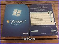 MS Windows 7 Professional SP1, BOX 32 und 64 bit DVD mit MwSt Rechnung