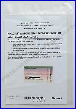 MS Windows SBS 2011 Standard 5 CALs DELL Small Business Server 0434FJ VAT