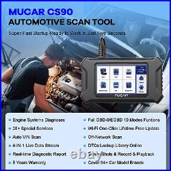 MUCAR CS90 Full OBD2 Engine Diagnostic Scanner Tool SAS TPMS Reset 28 Services