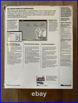 Microsoft Back Office Small Business Server 4.5 Rare Never Used